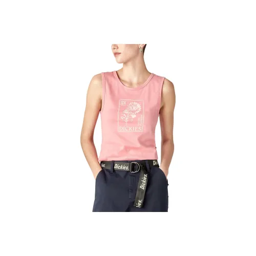 Dickies Tank Tops Women's Fuchsia