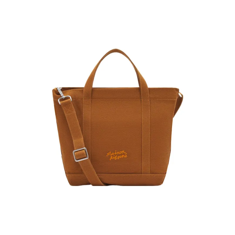 Maison Kitsune Fox Head Mini Tote Bag-1
