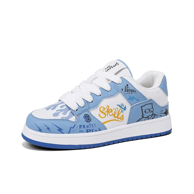 The Simpsons Low Top Skateboard Shoes Unisex-60