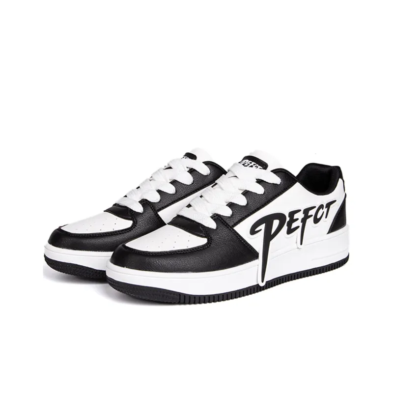 Pefct Party Non-Woven Wear-Resistant Breathable Height Increasing Low-Top Skateboard Shoes Men's-1