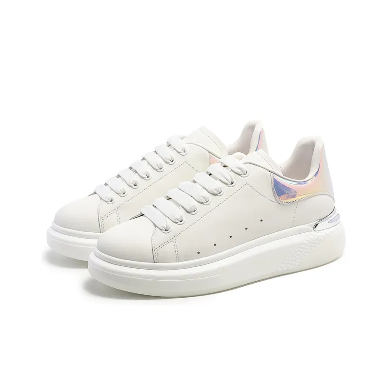 CERRUTI 1881 Low-Top Skateboard Shoes Women's White Silver-1