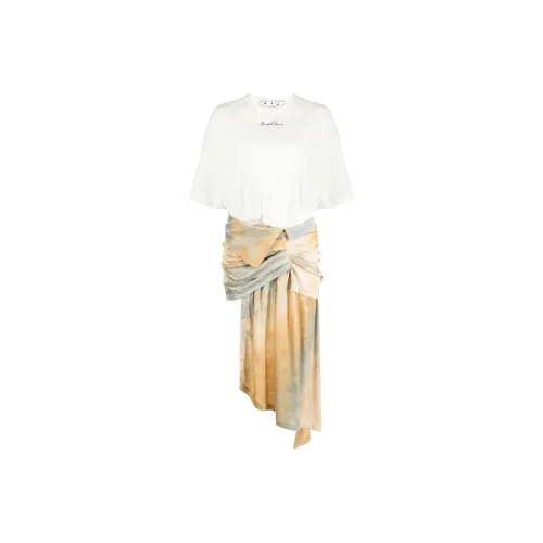 OFF-WHITE Short-Sleeved Dresses Women's Multicolor