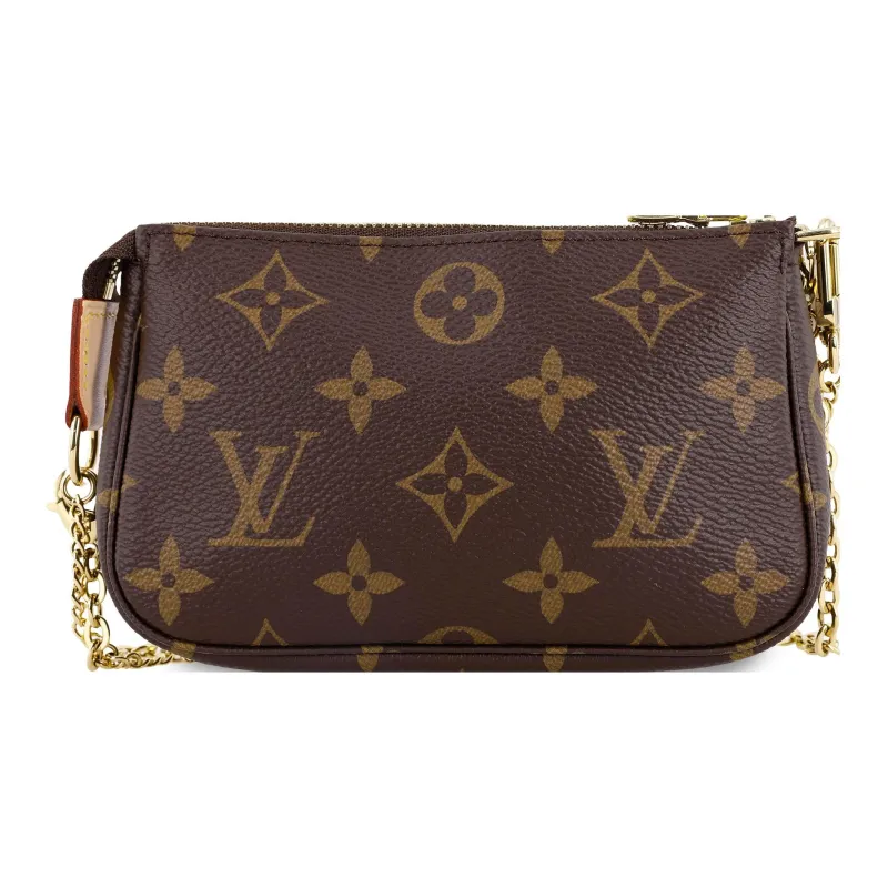 LOUIS VUITTON Mini Pochette Accessories On Chain Monogram-2