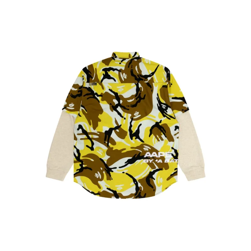 Aape Shirts Men Neon Green YEN-1