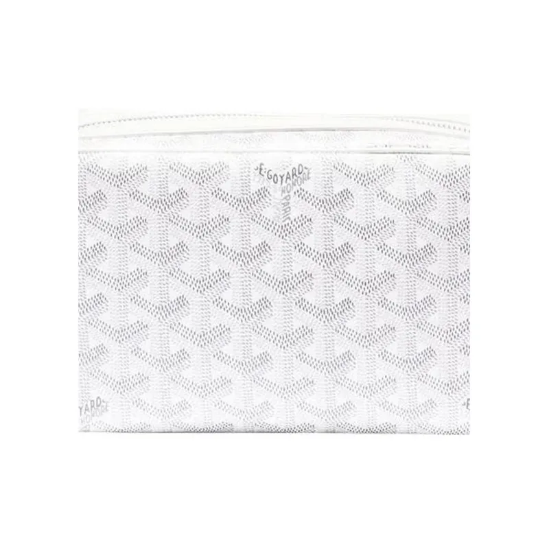 GOYARD Cap-Vert Canvas With Leather Camera Bag Shoulder Bag Crossbody Bag Small Size Unisex White/Red-3