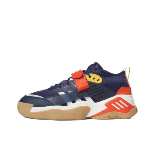 Adidas Streetball Iii Team Navy Blue Off White Preloved Red