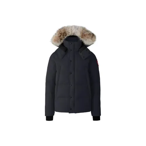 Canada Goose Wyndham Series Down Jackets Men Dark Blue