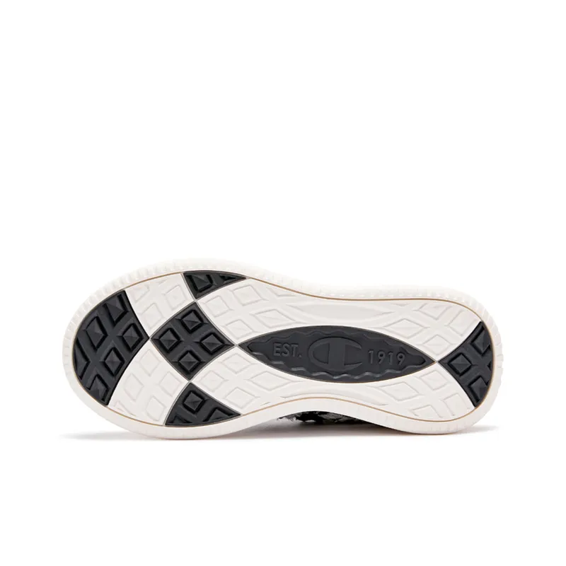 Champion Anti Slip Wear Resistant Low Top Skateboard Shoes Women's Black-4