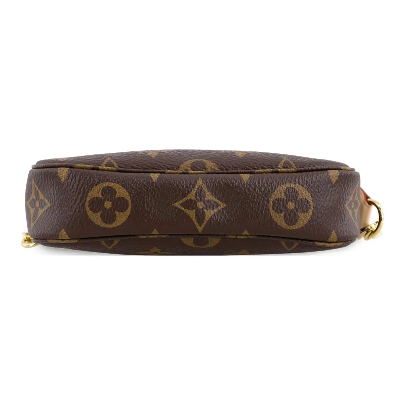 LOUIS VUITTON Mini Pochette Accessories On Chain Monogram-3