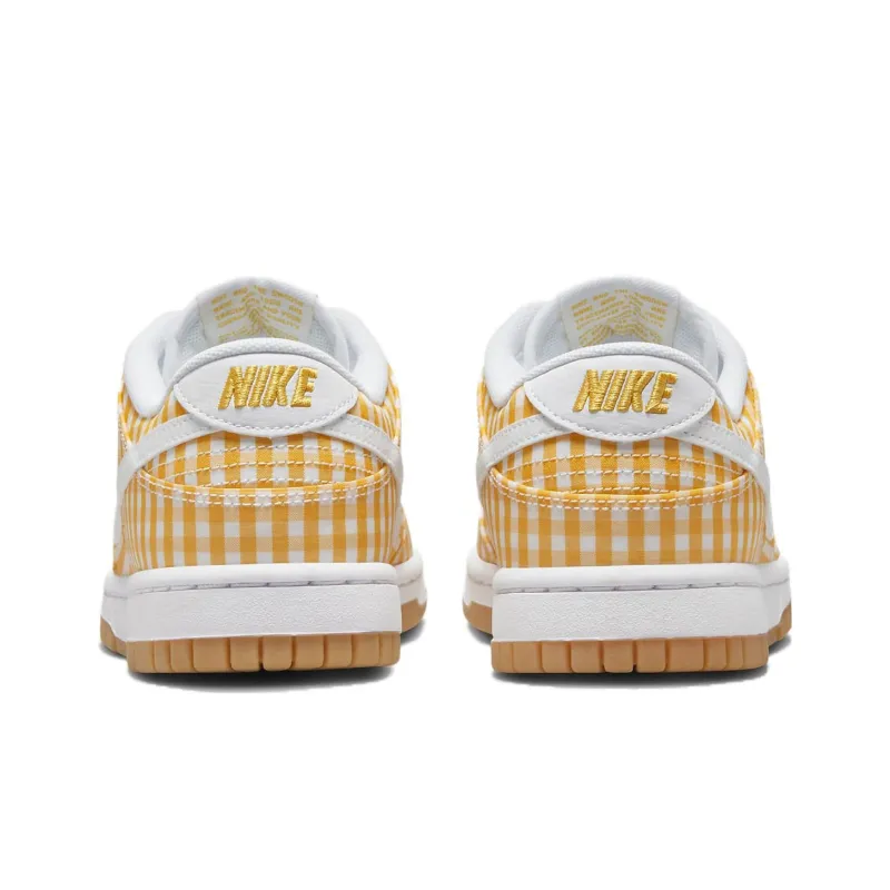 Nike Dunk Low "Yellow Gingham" Women's-4