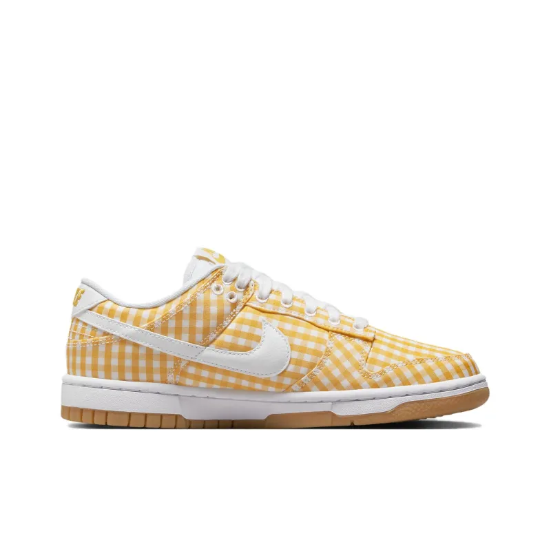 Nike Dunk Low "Yellow Gingham" Women's-1
