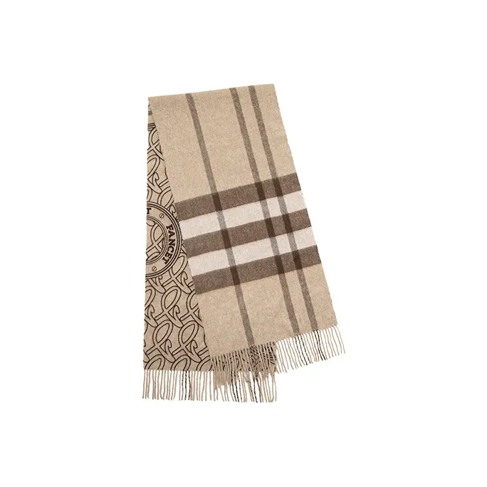 Fancet Studios 100% Cotton Wool Knit Scarves Unisex-0