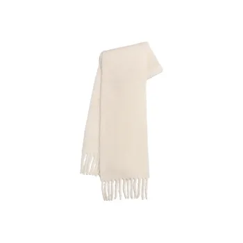 NAME.S Wool Blend Knit Scarves Women's Morandi Color Box Shopping Bag