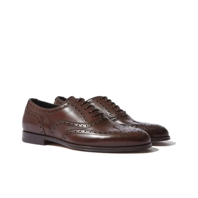 SCAROSSO Judy Round Toe Lace Up Brogues Women's-2