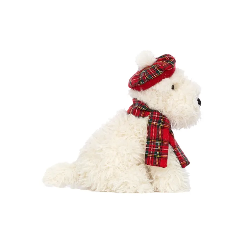 JELLYCAT Winter Warmer Munro Scottie Dog Plush Toy-1