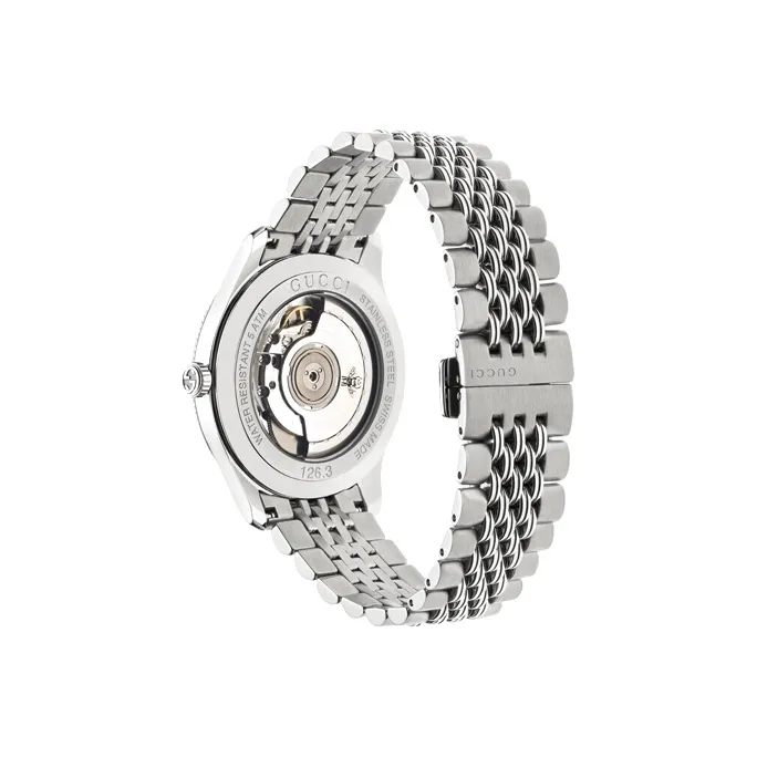 GUCCI Wrist Watch Automatic Mechanical Movement Stainless Steel Watchband 40mm Black Dial Men's Watches-1