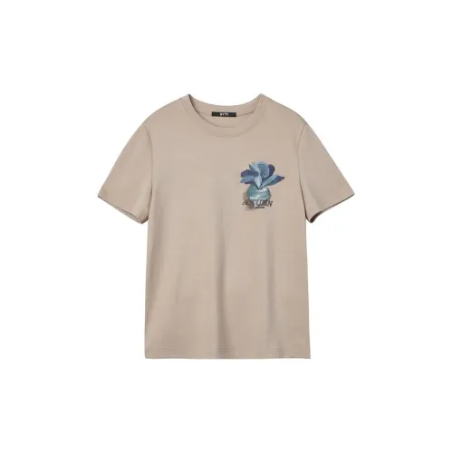 U/TI T-Shirts Women's Khaki