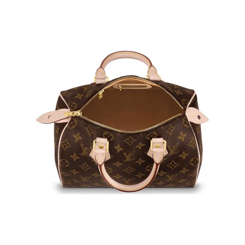 LOUIS VUITTON Speedy Bandouliere Monogram 25 Brown-3