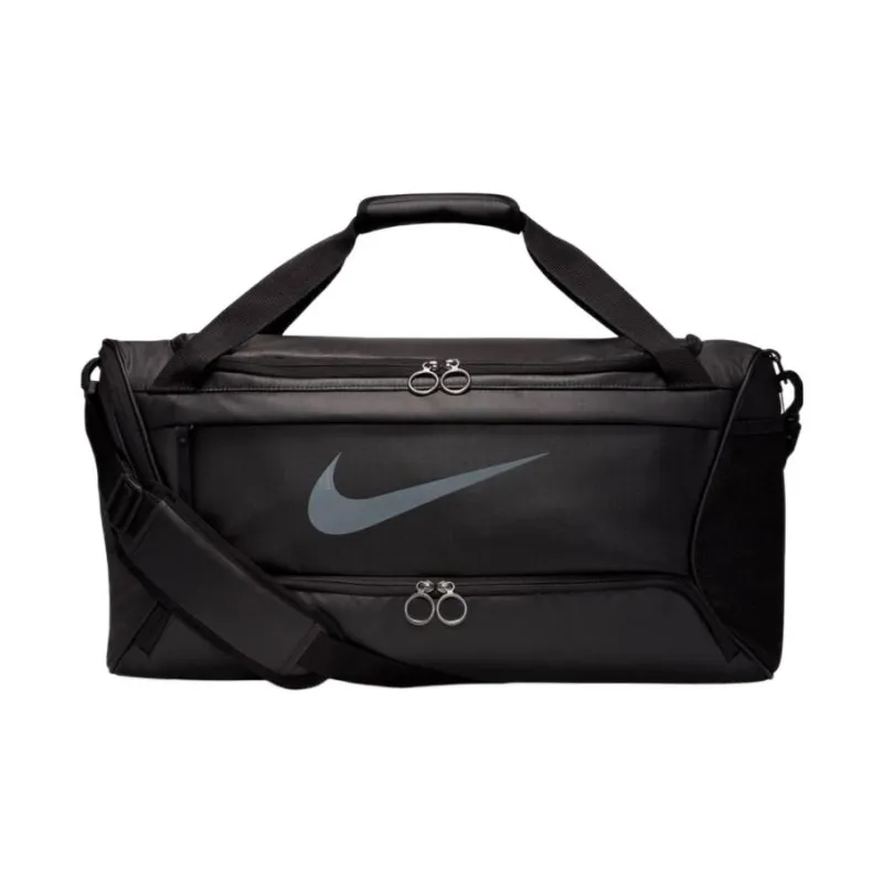 Nike Polyester Handbag, Shoulder Bag, Crossbody Bag, Travel Bag Medium Size Unisex Black-0