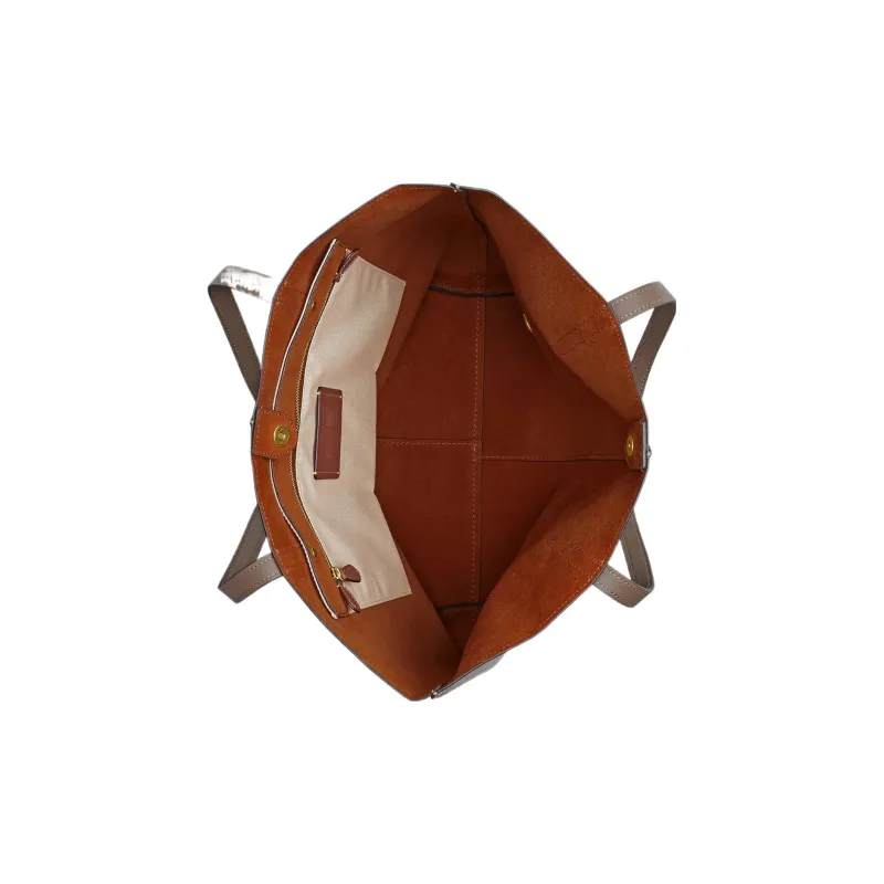 COACH Nomad Leather Tote Bag, Shopping Bag, Leather Handbags, Shoulder Bags Regular Women's Umber-1
