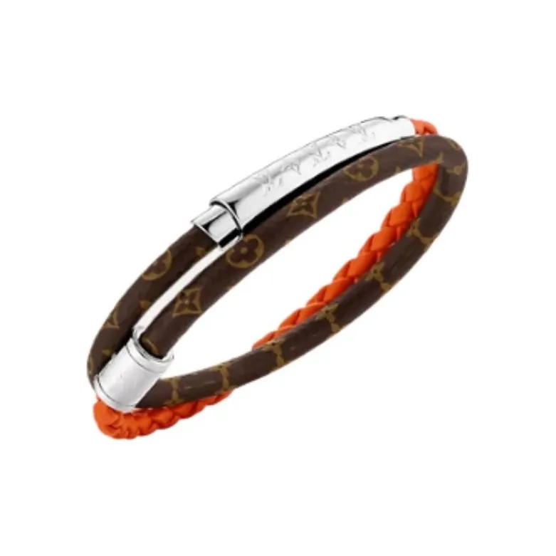 LOUIS VUITTON MNG Wristbands Men's Brown-1