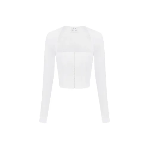 With Jean T-Shirts Women's White