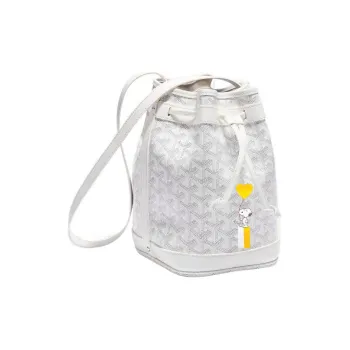 GOYARD Snoopy Co branded Petit Flot Canvas With Leather Bucket Bag, Shoulder Bag Women's
