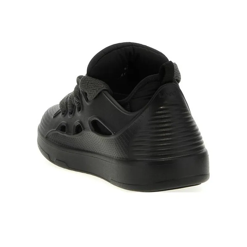 Lanvin Curb Low Top Skateboard Shoes Men's Black-2
