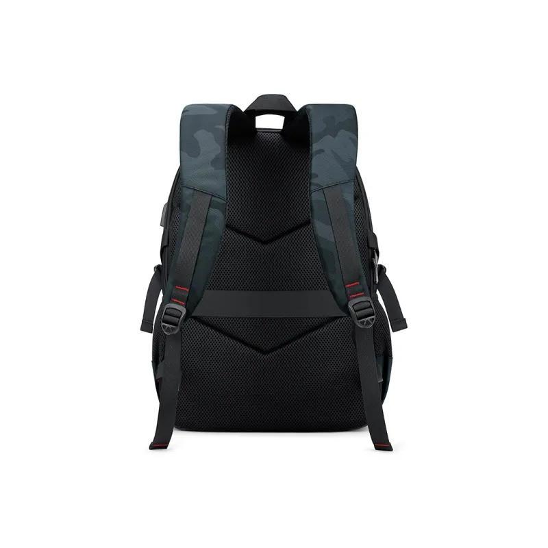 SEPTWOLVES Fabric Backpack Regular Unisex Camouflage/Black/Pink-18