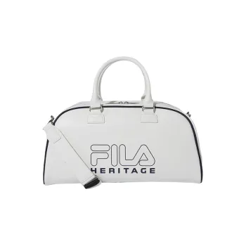FILA Nylon Shoulder Bag, Crossbody Bag, Handbag, Gym Bag Unisex White