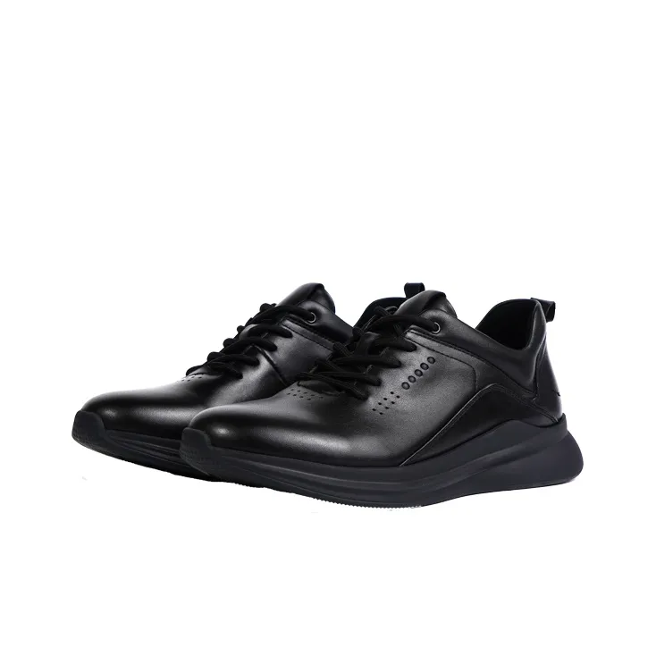 TIMOTHY&CO. Slip-Resistant Low-Top Casual Shoes 2cm Men's Black-2