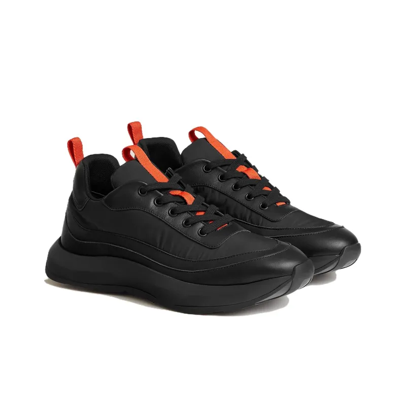 HERMES Gramme Low-Top Casual Shoes Men's Black-2