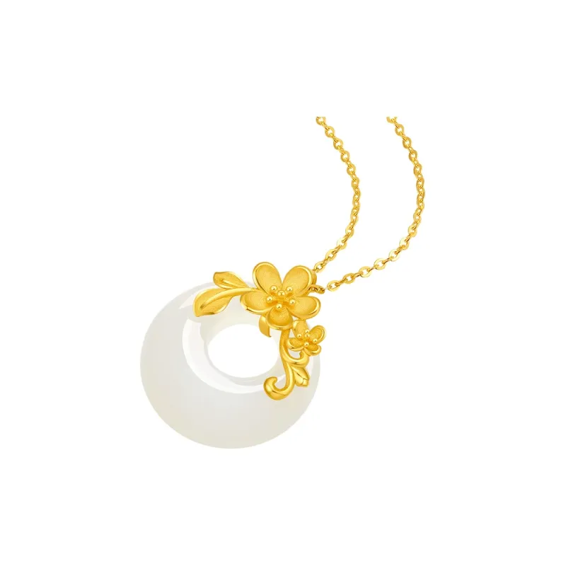 ZHOU LIU FU Pendants White Jade Women's-1