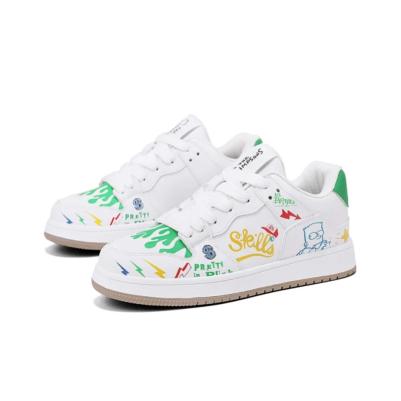 The Simpsons Low Top Skateboard Shoes Unisex-70