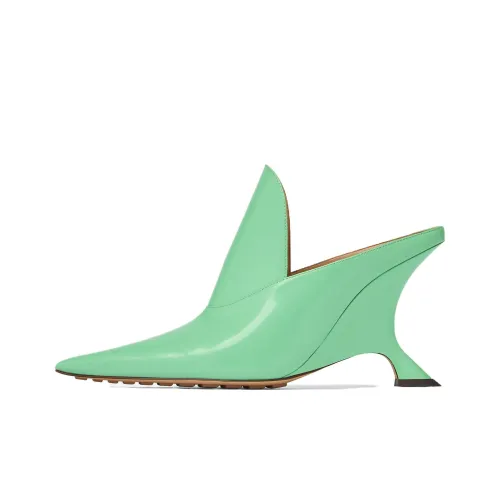 Bottega Veneta Rocket Quiet Wrap-toe Slippers Women's Green