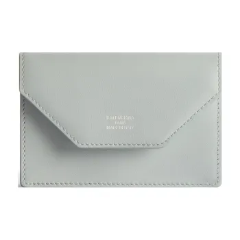 Balenciaga Logo Printed Envelope Wallet