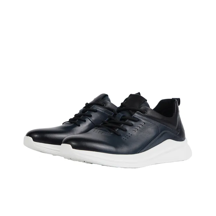 TIMOTHY&CO. Low-Top Casual Shoes 2cm Men's Navy Blue-2