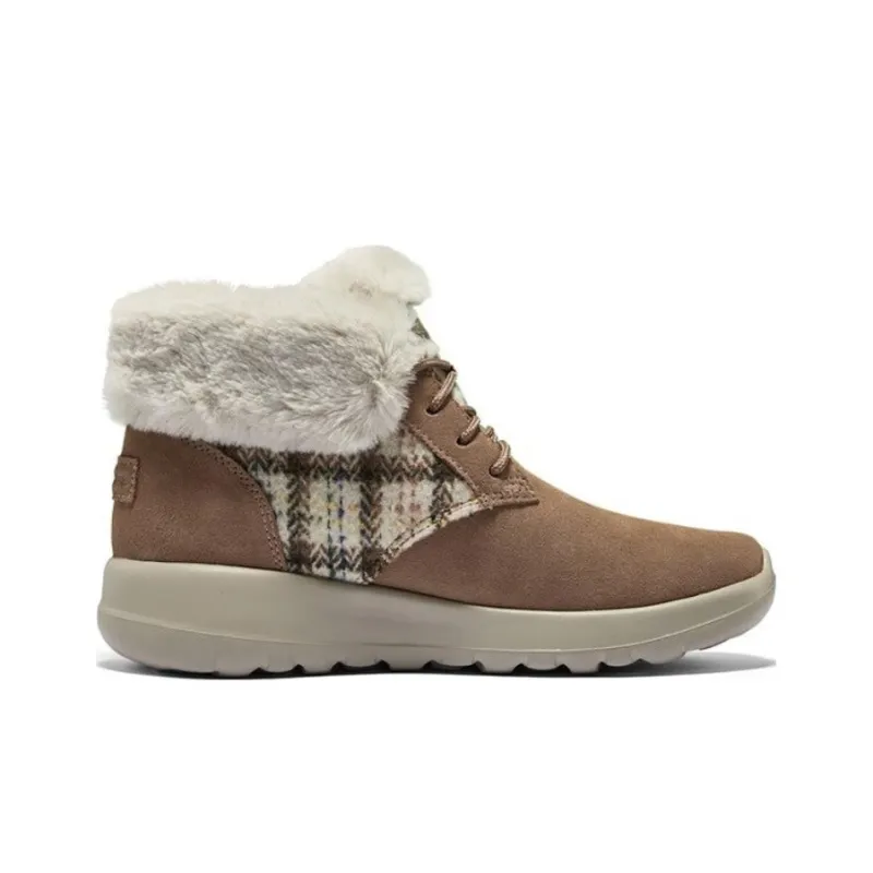 Skechers On The Go Joy Boots 'Tan White' Women's-1