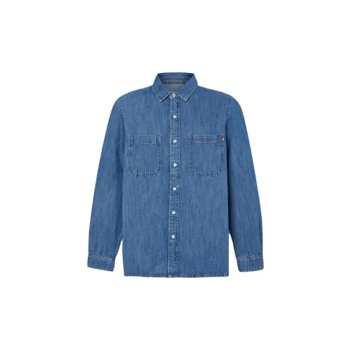 Timberland Shirts Men Sun-Bleached Indigo