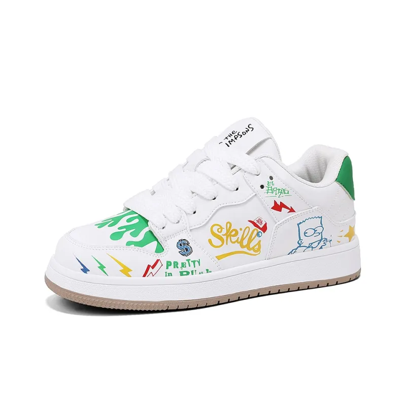 The Simpsons Low Top Skateboard Shoes Unisex-72