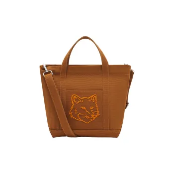 Maison Kitsune Fox Head Mini Tote Bag