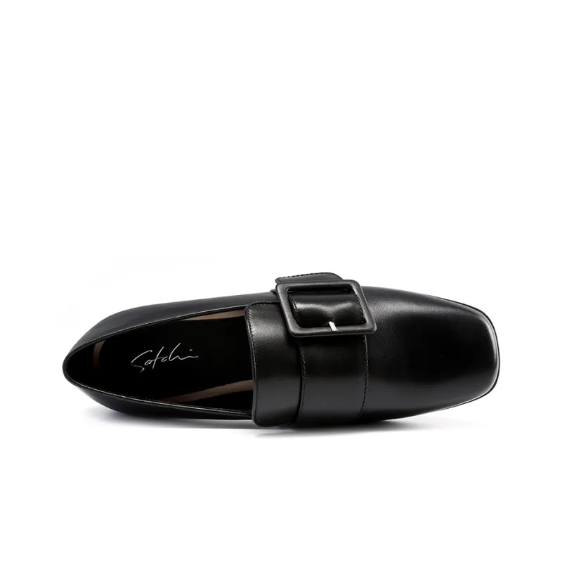Satchi Loafers 1.5cm Women's Black-3