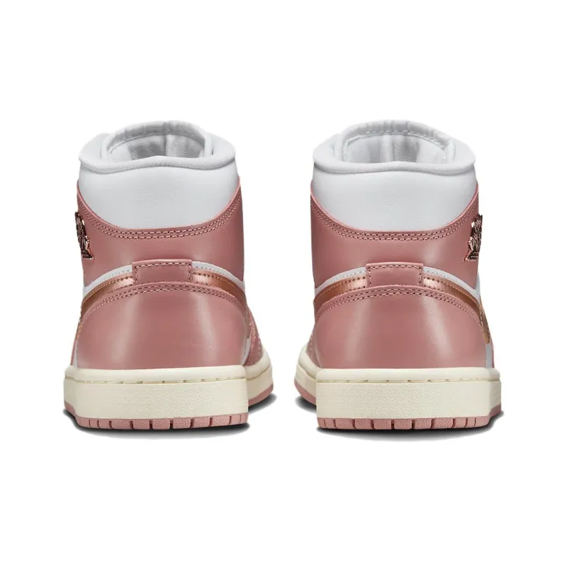 Jordan 1 Mid Se Red Stardust Women's-4