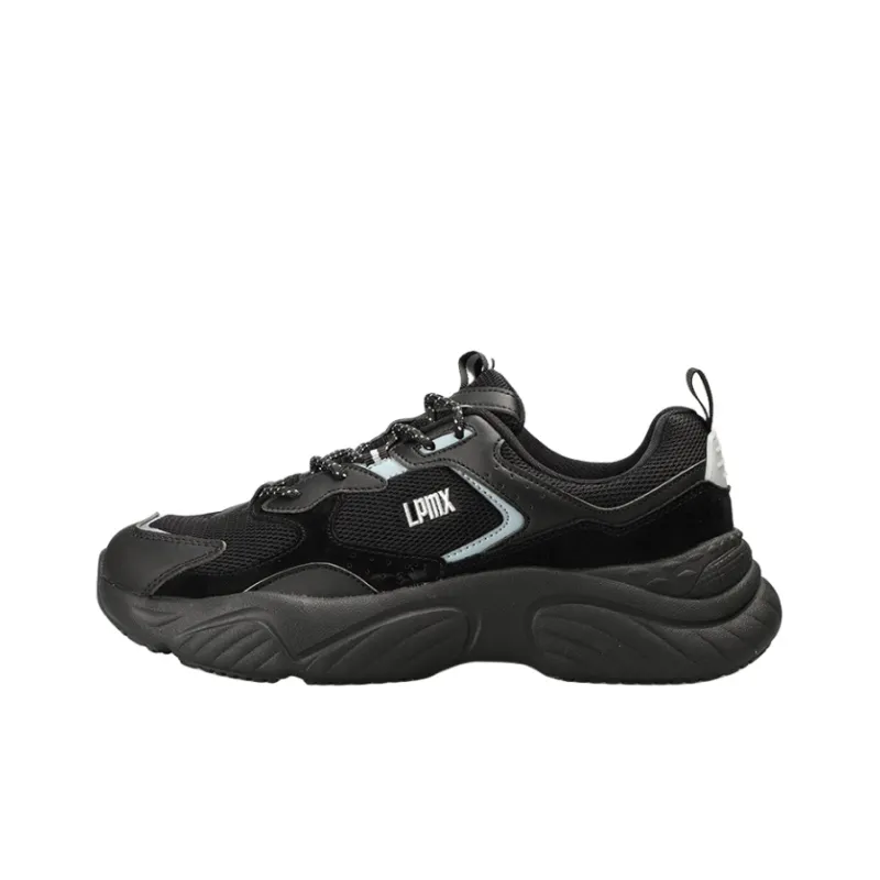 LPMX Running Shoes Men Low Top Medium Gray-0