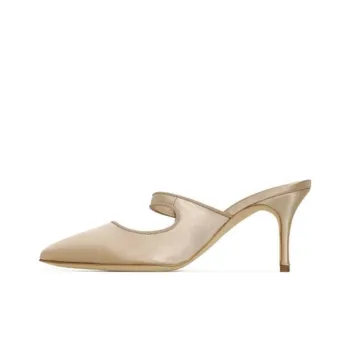 MANOLO BLAHNIK High Heels Women's Brown