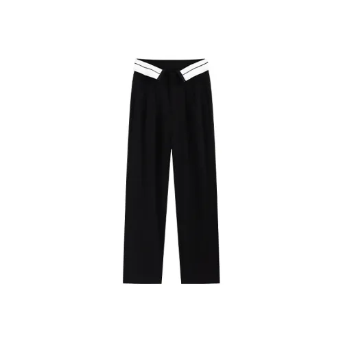 Garbege Casual Pants Women's Black Regular