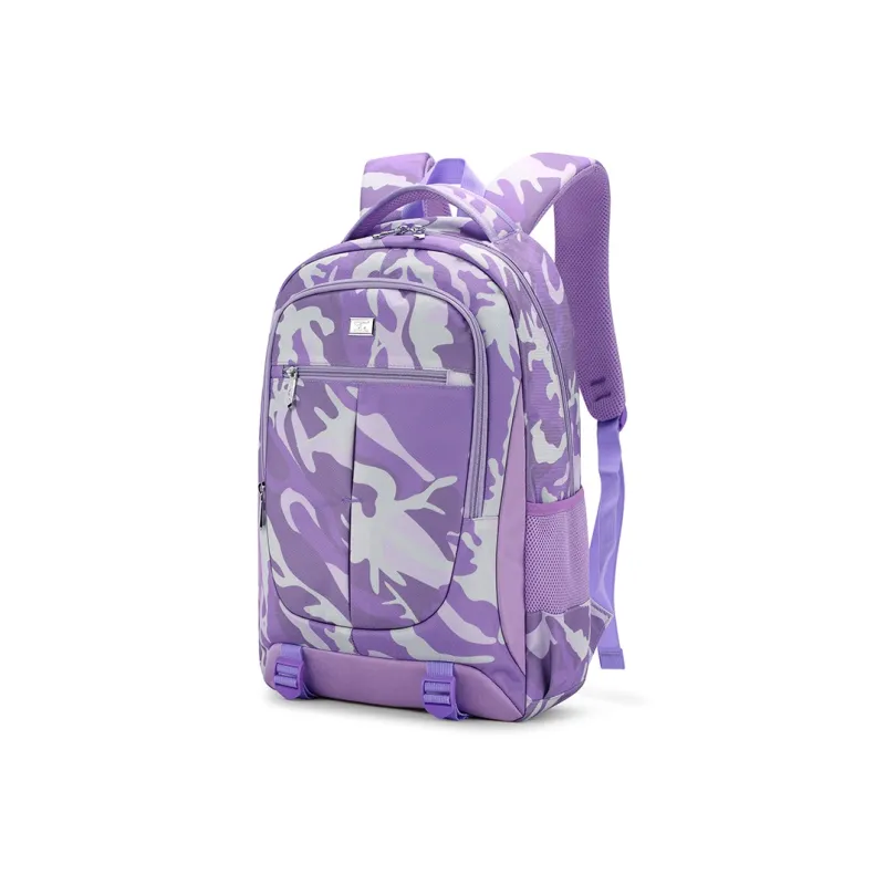 SEPTWOLVES Fabric Backpack Regular Unisex Camouflage/Black/Pink-22