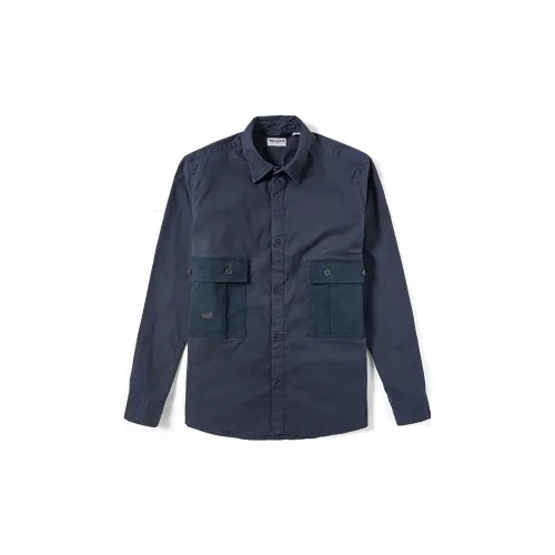 Timberland Shirts Men Dark Blue