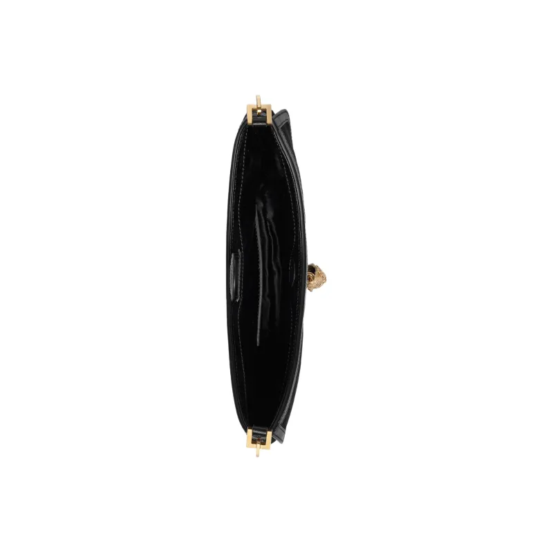 GUCCI Suede Handbag Shoulder Bag Women's Black-4