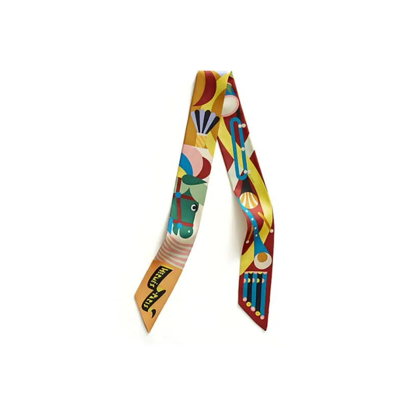 HERMES Silk Scarves Women's Yellow-0